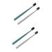 Partykindom 4 pieces of mouthwear brush soft portable toothbrush with bracket reusable toothbrush tongue oral mouthpiece toothbrushes for adult manual care brush