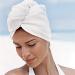 Gbyj Latest microfiber after shower hair dry wrap women girls lady towel quickly drying hair hat cap turban head swimming bathrooms white-60 cm 20 cm white-60cm 20cm