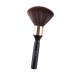 DOITOOL 1pc Cleaning Brush Stand Men Suits Salon Neck Gel Removing Tool Man Suit Mens Shaving Brush Travel Shave Soap Male Beard Brush Hair Brush Solid Wood Portable 24x5cm Black