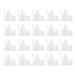 Homoyoyo Lot de 20 Flacons de Gel pour Ongles Transparents 10 Ml Pinceau Bouteilles Vides R utilisables tanches pour Nail Art et Rangement Vernis Ongles Voyage et Soins Personnels