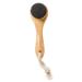 MABSSI Bamboo Wood Handling Cleansing Brush Tools Soft Fiber Manual Brush for Hair Cleaning Brushes Skin Care - C