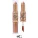 2 In 1 Concealer Stick Highlight Contour Stick Highlighter + Highlighter Strip Cruelty Free Makeup Dual-Ended Full Coverage Waterproof Multi-Use Concealer (#1) - Buy Online on GoSupps.com