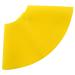 Hair Dye Cloth Salon Barber Haircut Shawl Stylist Cutting Collar Hair Cutting Neck Cape Hair Dye Shawl Silicone Neck Cape for Haircut Hair Salon Neck Guard Haircut Neck Cape Cover Yellow