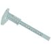 jojofuny R gle de Mesure des Sourcils 150 MM en Plastique Gris Pied Coulisse Portable pour Maquillage Outil Pr cis pour Mesurer L'Espacement des Sourcils Compas Facial Professionnel