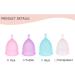 Florauspicious Reusable Menstrual Cups - 3 Pack (Small Purple) | Eco-Friendly Female Care Solutions - Buy Online on GoSupps.com