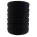 Styla Hair 6 Pack Black Elastic Bands for Thick Curly Wavy Hair - No Crease Seamless Design Ponytail Holders for Women & Men - Ideal for High Impact Sports - All Day Comfort - Buy Online on GoSupps.com