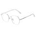 Fashion TR90 Frame Blue Light Blocking Glasses Computer Glasses for Women Men Silver