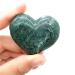 Natural Crystal Rough 1PC Natural Moss Agate Heart Crystal Carved Craft Stone Gift Gemstone Natural Stones and Crystals