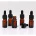 VASANA 5Pcs 5ml Empty Refillable Amber Glass Graduated Dropper Bottle Container Jar Pot Holder with Glass Pipette Dropper for Essential Oil Perfume Aromatherapy - Buy Online on GoSupps.com