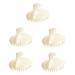 Tovinanna 5st Shampoo massage comb Manual dog hampo-brushed scalp massage hair-headwish washw scher scalp massage specification massage brush for pets plastic cleaning brush care 9.60x8.20cmx5pcs as shown x 5 pieces