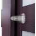 Sliding Door Lock Child Safety - Closets, Windows, Patio, Glass Doors - Double Sided Tape, Easy Install No Drill Required, 4 Pack, Clear