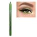 Blue Electronic Technology Multi Color Eyeshadow Eyeliner  Metallic Glossy Smoky Eyeliner  Long Lasting Professional Eye Makeup Eyeliner Waterproof Eyeliner Pen Eye Cosmetics Makeup Tools (10 Green)