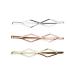 Kitsch Decorative Mini Bobby Pins - Fashion Metal Hair Pins for Women - Blonde & Thick Hair Bobby Pins - 3 pcs Diamond Set - Buy Online on GoSupps.com