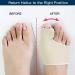 Bunion Corrector & Toe Straightener | Bunion Pain Relief Sleeves with Silicone Gel Pad | Hallux Valgus Support Protectors (Upgrade) - 1 Pair - Buy Online on GoSupps.com