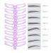 12-Piece Eyebrow Stencil Kit with Razor & Pencil - Reusable Shaper Template for Beginners & Pros - Buy Online on GoSupps.com