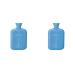 CASSANDRA Hot Water Bottle Ribbed Surface Both Sides 1.8 Litre 5 Year Cassandra Guarantee Colour Received Varies (Pack of 2) 1 Count (Pack of 2) Ribbed Both Sides