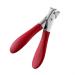 Large Nail Clippers for Decorating Thick and Hard Toenails Dedicated Nail Clippers for Single Large Opening Anti Splash Nail (Color : Red)