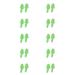 SEIWEI 10 Pairs Silicone Earplugs Ear Plugs Anti Noise Snore Noise Reduction for for Swimming Working Sleeping Waterproof Christmas Tree Shape (Green)