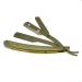 Stainless Steel Straight Edge Barber Shaving Razor fit for All of Double Edge Razor Blades Folding Straight Razor Gold Single Edge Replaceable Blades (Gold)
