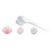Flawless Cleanse Spa Shower Wand - Cordless Spinning Bath Brush with 4 Attachments - Loofah  Cleansing  Massage  Pumice Stone Heads