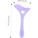 BIUDECO Eyeliner Stamp Eyeshadow Applicators Reusable Silicone Eyelash Stencils Makeup Tools Face Auxiliary 12.00X6.00X0.50CM Purple - Buy Online on GoSupps.com