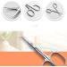 Buy TiStm Craft Scissors - Stainless Steel Beauty Scissors for Eyelash Eyebrow & Fine Hair Trimming | Sharp Agnail Cutter - Ships Worldwide - Buy Online on GoSupps.com