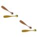 Ipetboom 4 Pi ces cernes sous les yeux de massage facial couleur blond de cosm tique barre de massage masseur de cr me pour les yeux double usage cr me contour des yeux outil