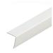 White Plastic PVC Corner 90 Degree 1 Meters Angle Trim Wall Corner Guard Edge Protector TMW Profiles (25mm x 25mm xx 1M)