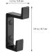 Angoily 2pcs Up and Down Double Hook 2 Double Layer Towel Rack - Buy Online on GoSupps.com