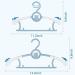 JSF Baby Clipping Hanger - 20-Pack Stackable Children's Clothes Hangers (28-37cm) - Versatile Plastic Hangers for Baby Wardrobes - 4 Color Options - Buy Online on GoSupps.com