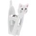 6 Pack Cat Snack Clips - Anti-Slip Strong Metal Spring Versatile Food Pocket & Document Holder - White - Buy Online on GoSupps.com