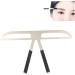 Beavorty Tool Eyebrow Ruler Stencil Eyebrow Stencil Kit Brow Stencils Calipers Stainless Steel medium As Shown - Buy Online on GoSupps.com