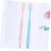Gatuida Natural Manual Toothbrush Set - 2 Pcs Travel-Friendly Household Dental Floss Brushes - Buy Online on GoSupps.com