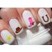 Cowgirl Texas Water Nail Art Transfers Stickers Decals - Set of 72 - A1281