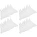 Baluue 200pcs 8.1mm Disposable Spirometer Mouthpiece Breathalyzer Mouthpieces Lung Exerciser Pneumatometer Mouth Pulmonary Function Test Tools