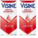 Visine Red Eye Comfort Redness Relief Eye Drops to Help Relieve Red Eyes Due to Minor Eye Irritations Fast Tetrahydrozoline HCl 0.5 fl. oz (Pack of 2)
