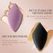 Makeup Sponge Makeup Puff Microfiber Velvet Sponges Makeup Blender Spong Powder Egg Shaped Foundation Concealer Cream Face Cosmetic Makeup Sponge Holder(PURPLE-2) - Buy Online on GoSupps.com
