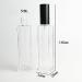 Refillable Glass Perfume Spray Bottle 50ml - Travel Essential Oil & Makeup Tool - Black Closure - Perfect Gift - Buy Online on GoSupps.com
