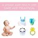 Greattangle-u Silicone Baby Pacifier & Bite Ring - Safe Funny Feeding with Anti-Drop Chain - Pink | International Shipping - Buy Online on GoSupps.com