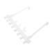 PRETYZOOM Nail Door Hook Wall Hanger Hooks Door Hooks for Hanging Door Coat and Hat Hook Cartoon Clothing 45X36.5X3CM White