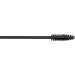 Eyelash Brush Disposable Eye Lash Brush Double Ended 11.7cm Length Rounded Beveled Brush Soft for Eyebrow (Black) - Buy Online on GoSupps.com