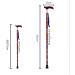 Crutches for The Elderly Wooden Carved Four-Legged Crutches Wrapped in Fancy Colours Aluminium Alloy Cane for The Elderly Four-cornered Walking Stick (Color : C) Smooth Sailing - Buy Online on GoSupps.com