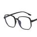 PARWANA Anti Glare Anti Blue Light Oversized Computer Readers Reading Glasses Square Flat Light Mirror Presbyopic Glasses +350 Black