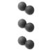 Gleavi 3st joint massage globe massage balls massage balls peanut ball massage ball massage gear washcloths towels for the fitness studio joint massage ball peanut balls massage sport ice hockey mediumx3pcs blackx3stk