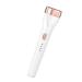 Electric Heated Eyelash Curler Lash Curler Lightweight Quick Curling Rechargeable Handheld USB Heater for Travel White