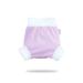 Petit Lulu Pull Up Cloth Nappy Wrap | Size XL | Washable Diaper Wrap | Reusable Cloth Nappies | Made in Europe (Lilac)