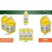 Organic Castor Oil - 32 oz HDPE Sealed Container with Resealable Cap - Buy Online on GoSupps.com