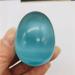 Big Size Blue Cat's Eye Stone Egg Shaped Specimen Gemstone Crystal Natural Stones and Minerals Stone Mineral Specimen - Buy Online on GoSupps.com
