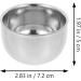 Fomiye Stainless Steel Razor Shell Shaving Cup - Large Capacity Ceramic Foam Cup for Men | Portable Shaving Essentials - Buy Online on GoSupps.com