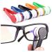 12 Pcs Mini Sun Glasses Eyeglass Microfiber Spectacles Cleaner Soft Brush Cleaning Tool Mini Microfiber Glasses Eyeglasses Cleaner Cleaning Clip (Random Color)